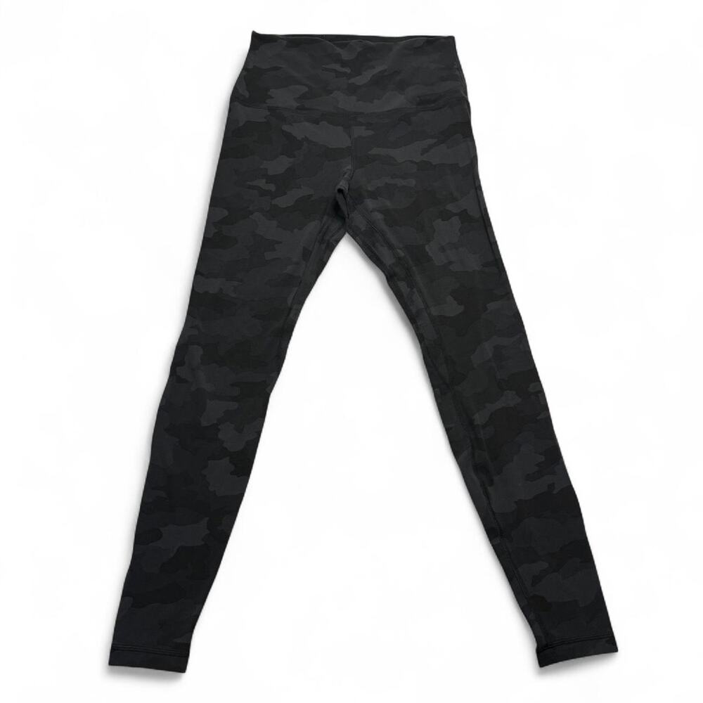 Lululemon black & grey camo leggings size 10
